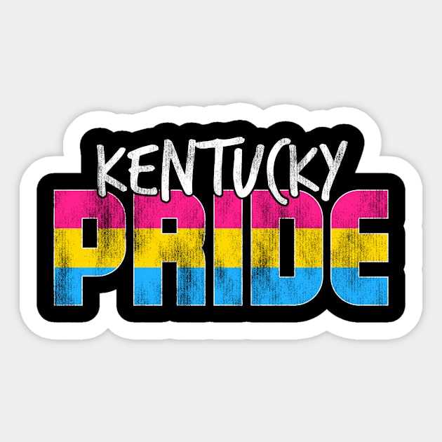 Kentucky Pride Pansexual Flag Sticker by wheedesign